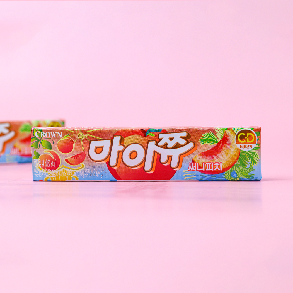 크라운 마이쮸 써니피치 44g : 너만아는과자점