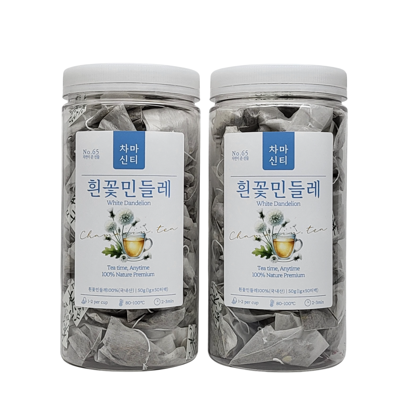 [50티백x2개] 민들레차 100티백 간에좋은 민들레뿌리 차 이미지 7