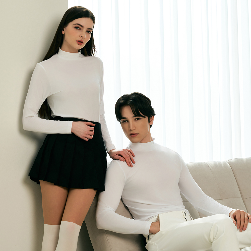 테크스킨 UV차단 이너웨어 냉감 골프 기능성 쿨 티셔츠 - 상세 이미지 2