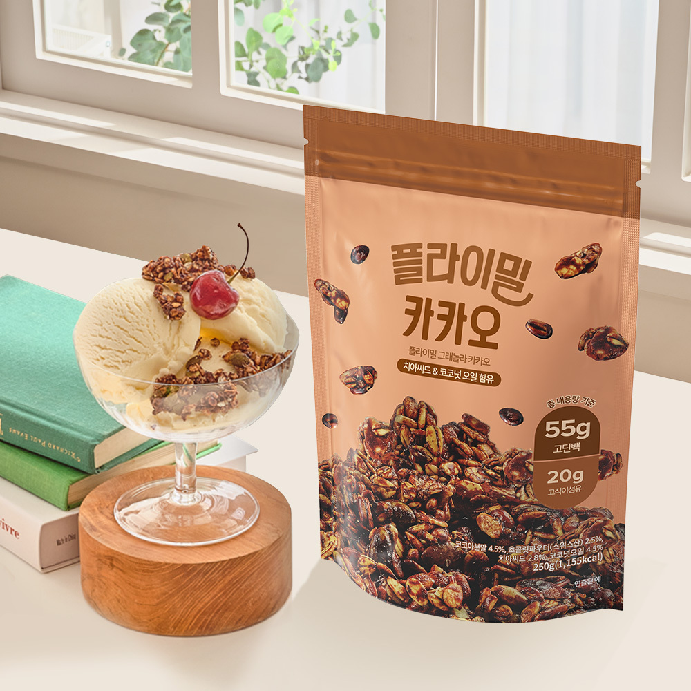 플라이밀 그래놀라 카카오 1봉