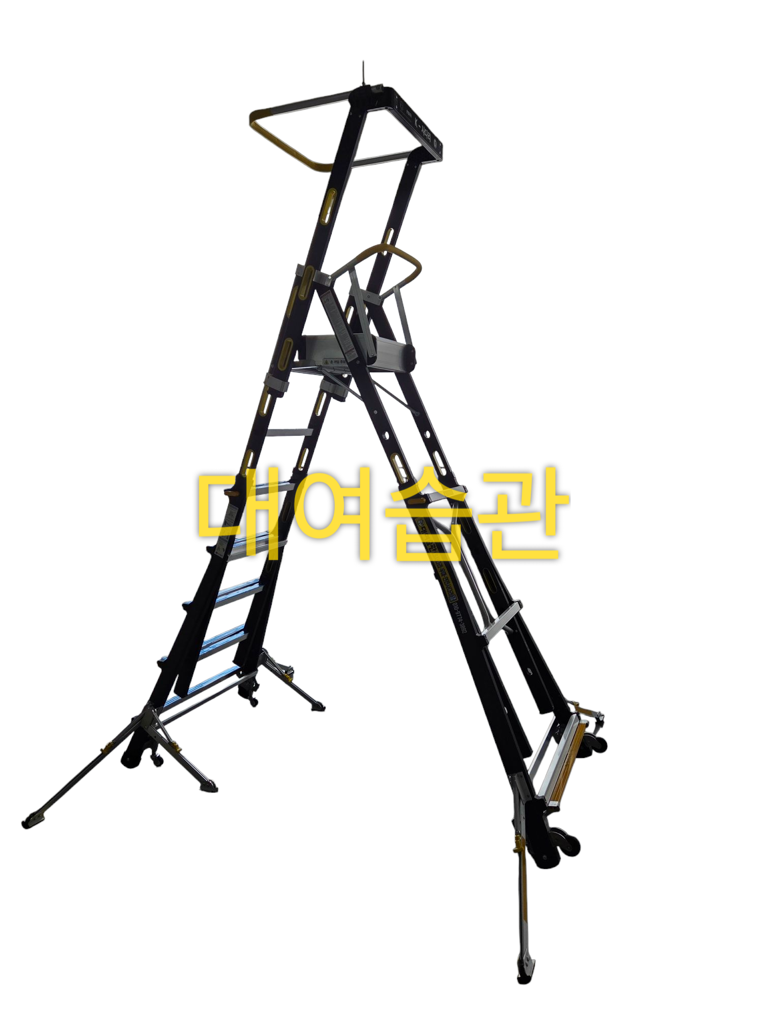 K-사다리 대여 임대 렌탈 klb-206 s마크 안전사다리 - 상품 이미지