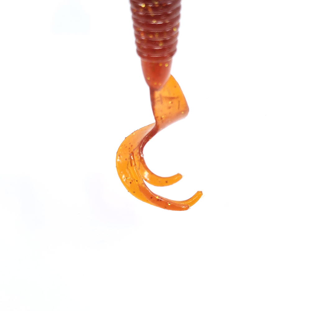 캣츠크로우 트리플그럽 꺽지웜 쏘가리웜 019 모터오일 골드, 7.6cm(3인치) - 상세 이미지 2