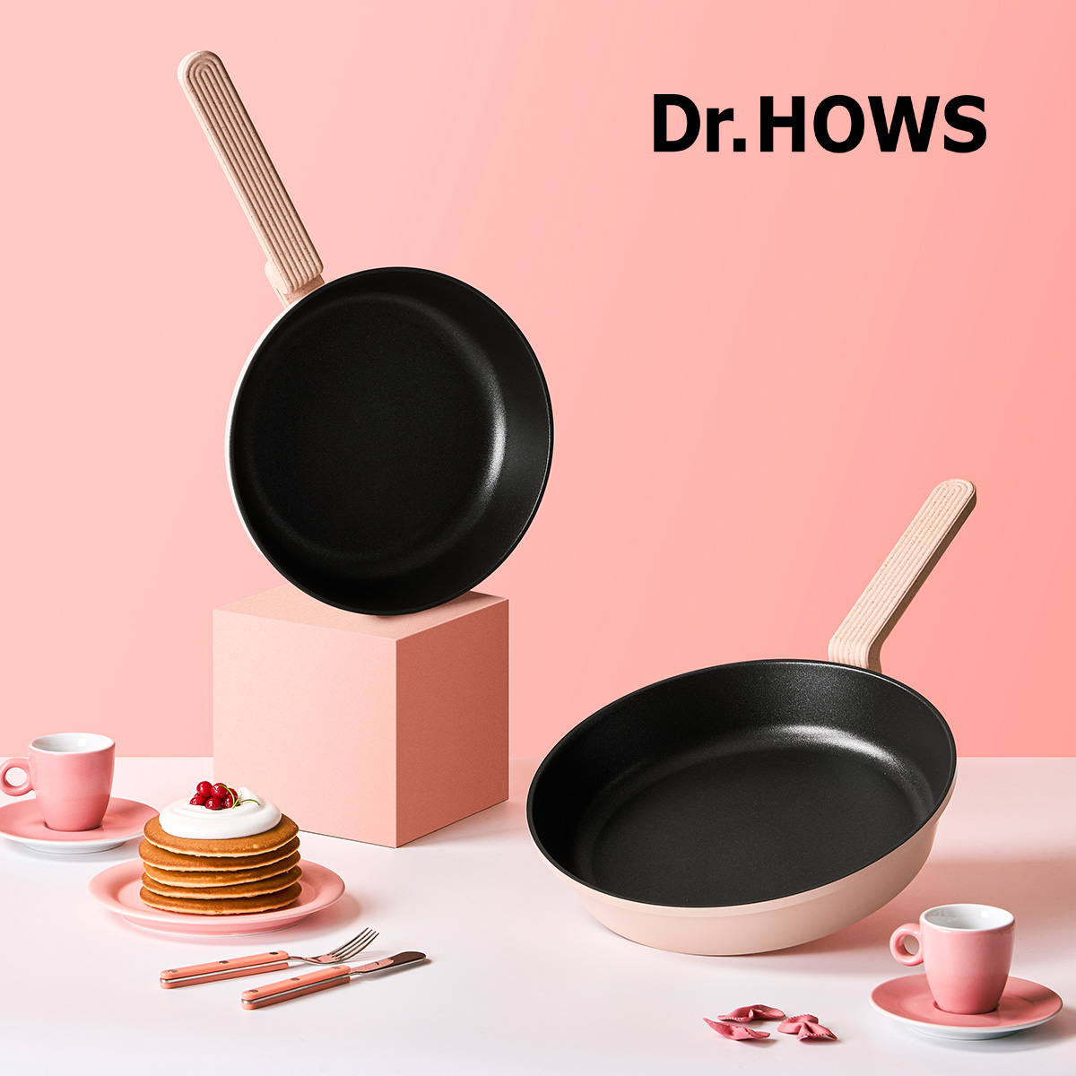 닥터하우스 키토산 항균 코팅 권성준팬 프라이팬 24cm + 28cm - 상품 이미지