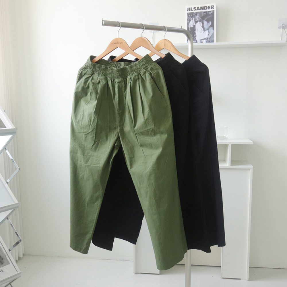 남자 여름바지 아이스 남자 린넨팬츠 남성 와이드팬츠 - 상세 이미지 4