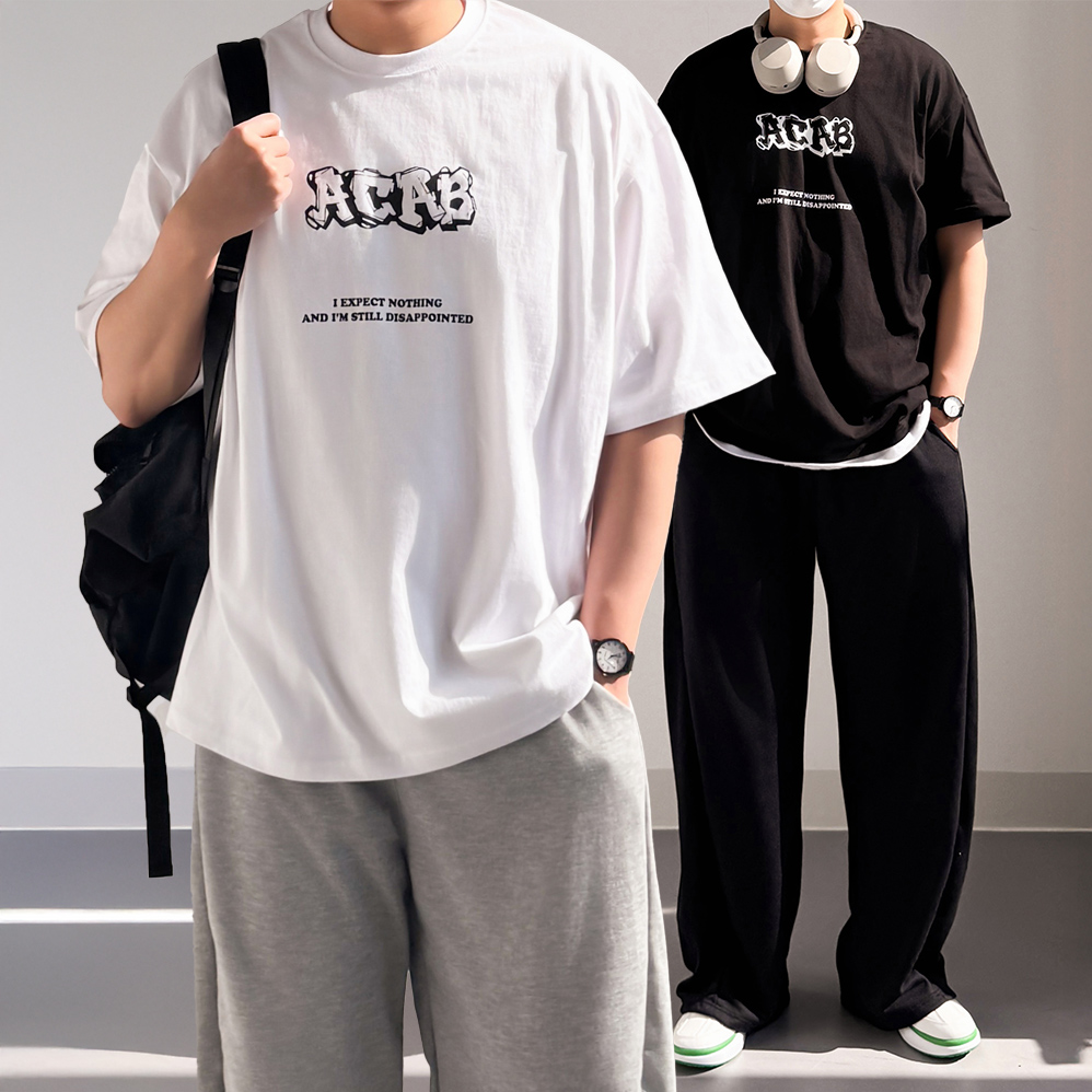 쿨링티 남자흰티 커플반팔티 - 상세 이미지 3