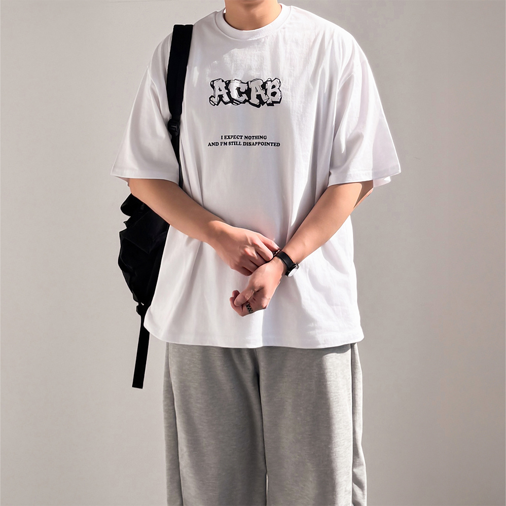 쿨링티 남자흰티 커플반팔티 - 상품 이미지