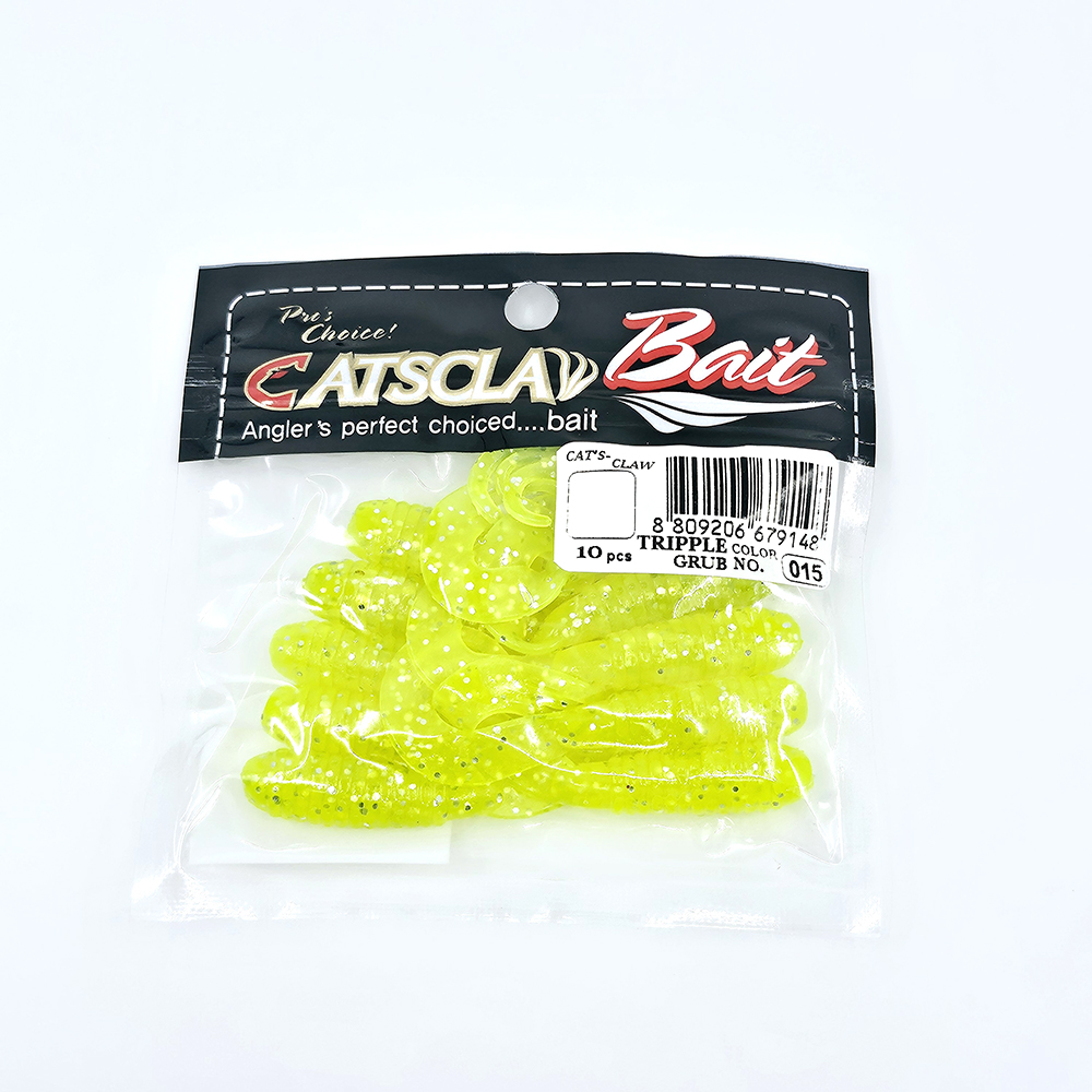 캣츠크로우 트리플그럽 꺽지웜 쏘가리웜 015 차트실버, 7.6cm(3인치) - 상세 이미지 4