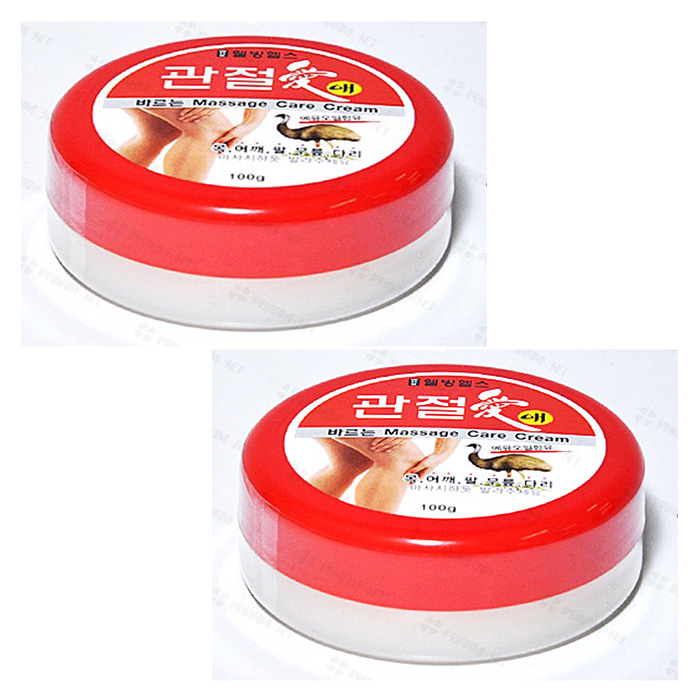 웰빙헬스 관절애 바르는 마사지 케어크림 100g x2개 : 땡큐온