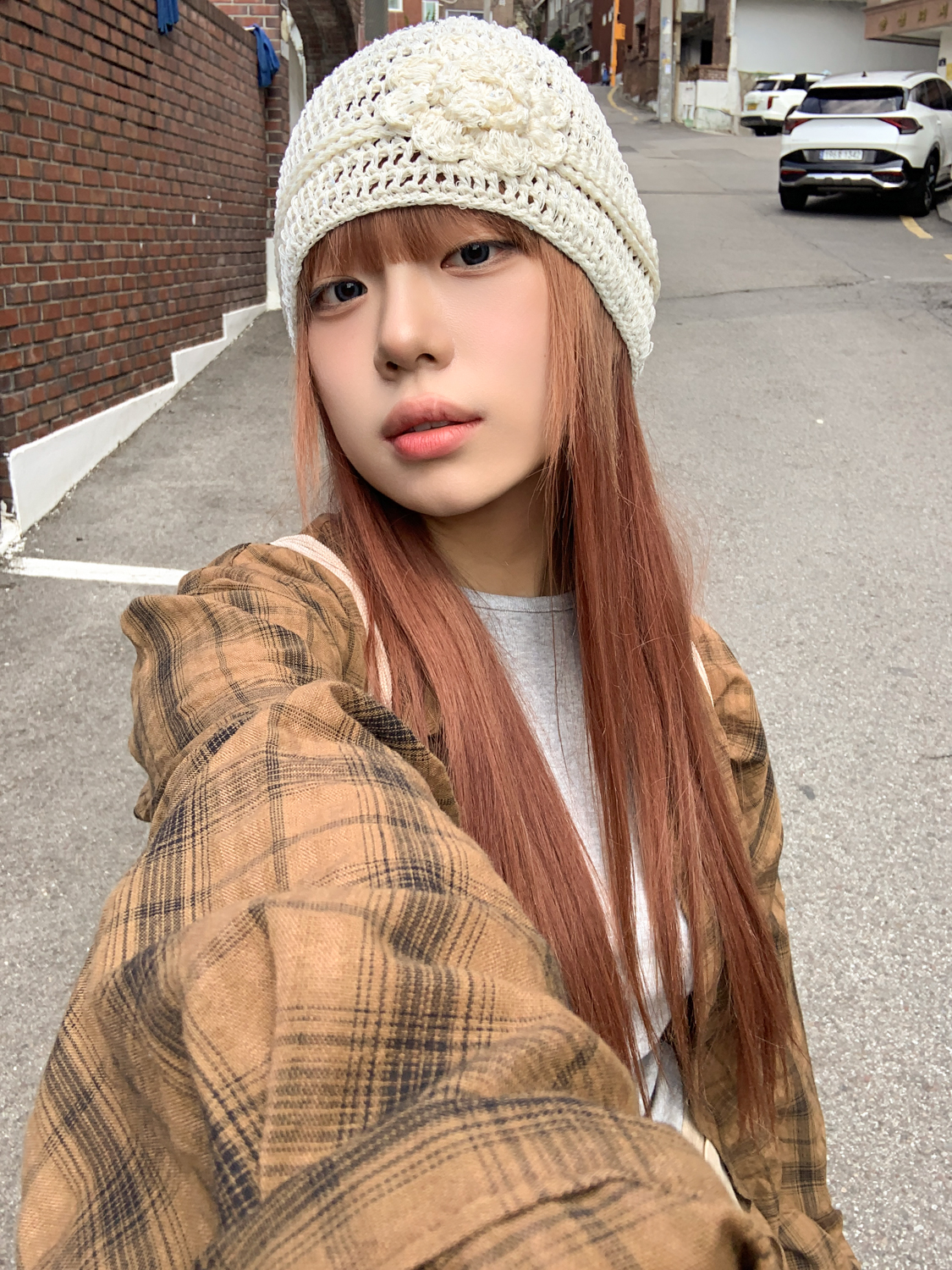 [MD추천!] 로즈 스팽글 여름 그물 니트 비니 모자 4color 상세 이미지 5