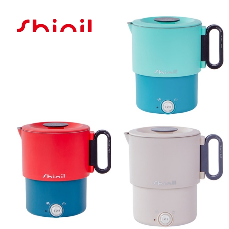 신일 전기포트 휴대용 접이식포트 여행용 캠핑용 무선주전자