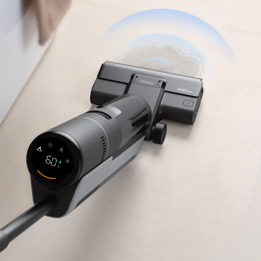 드리미 물걸레청소기 사용 모습