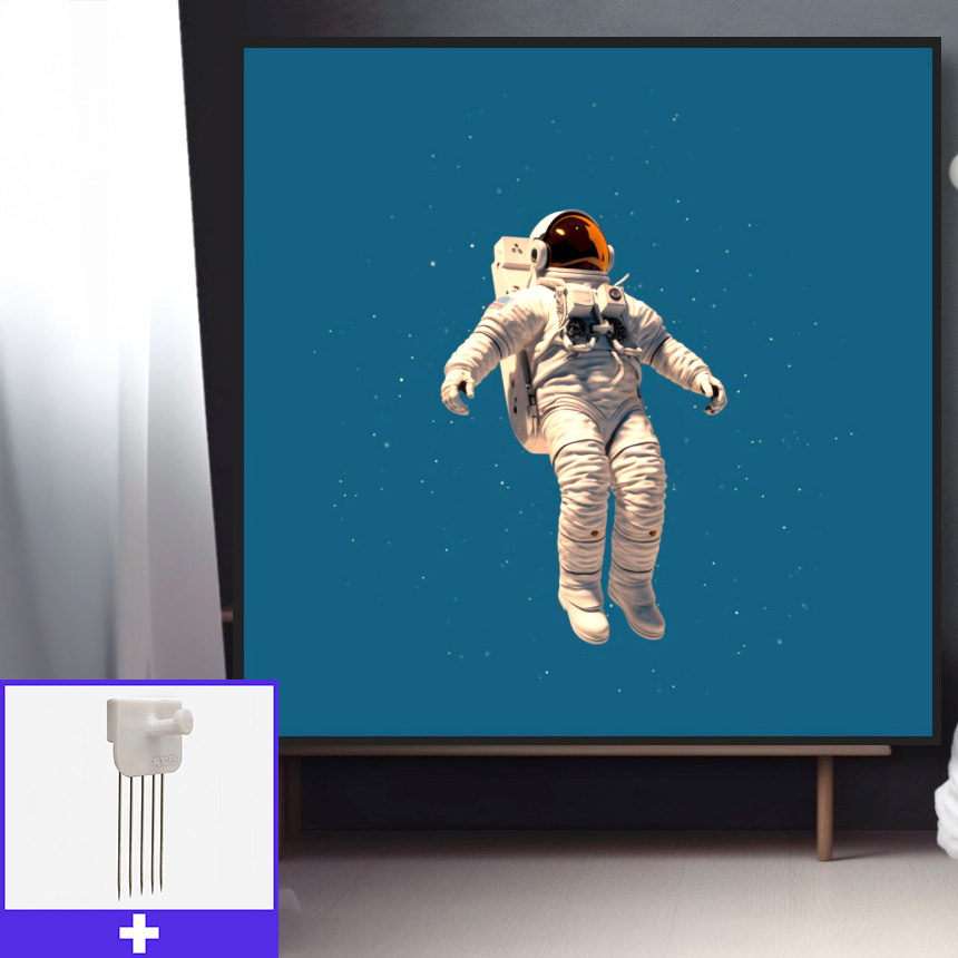 광활한 행성 80cm x 80cm 무광블랙 알루미늄액자 - 상세 이미지 2