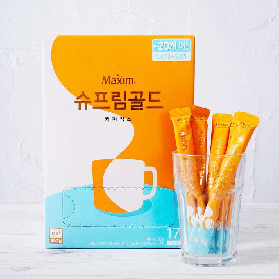 메가마트 동서 맥심 슈프림골드 커피믹스 13.5gx170T