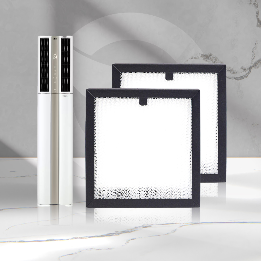 [호환] LG 휘센 듀얼 엘지 에어컨 필터 스탠드형 초미세 미니 3304 2개입 환경필터