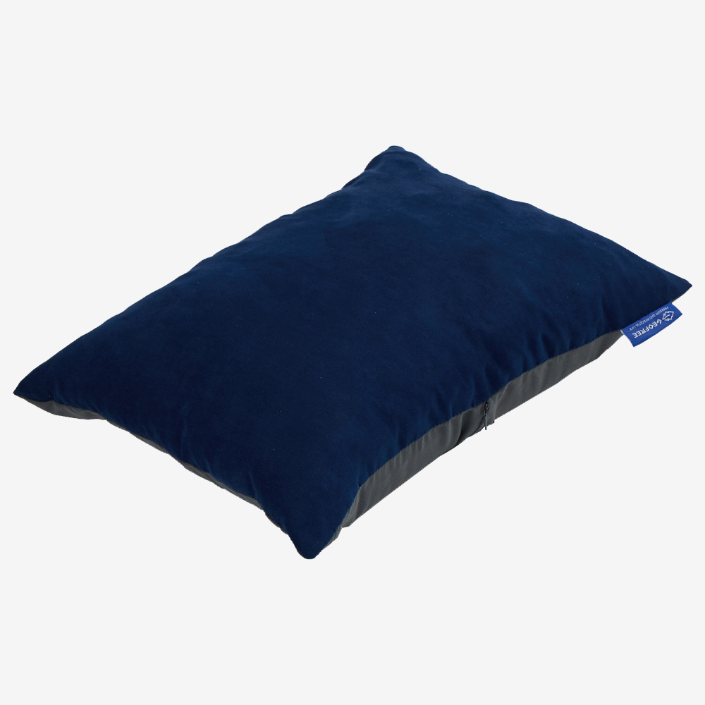 지오프리 인플레이트 메모리폼 캠핑 베개 딥블루 에어 사각 휴대용 초경량 여행용 차박용품