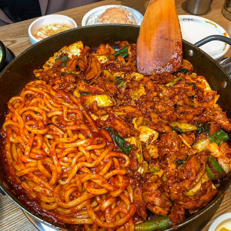 유가솜씨 닭갈비 오리지날 600g(1팩/3팩/5팩) 캠핑 요리 600g x 1세트 : 포안직구
