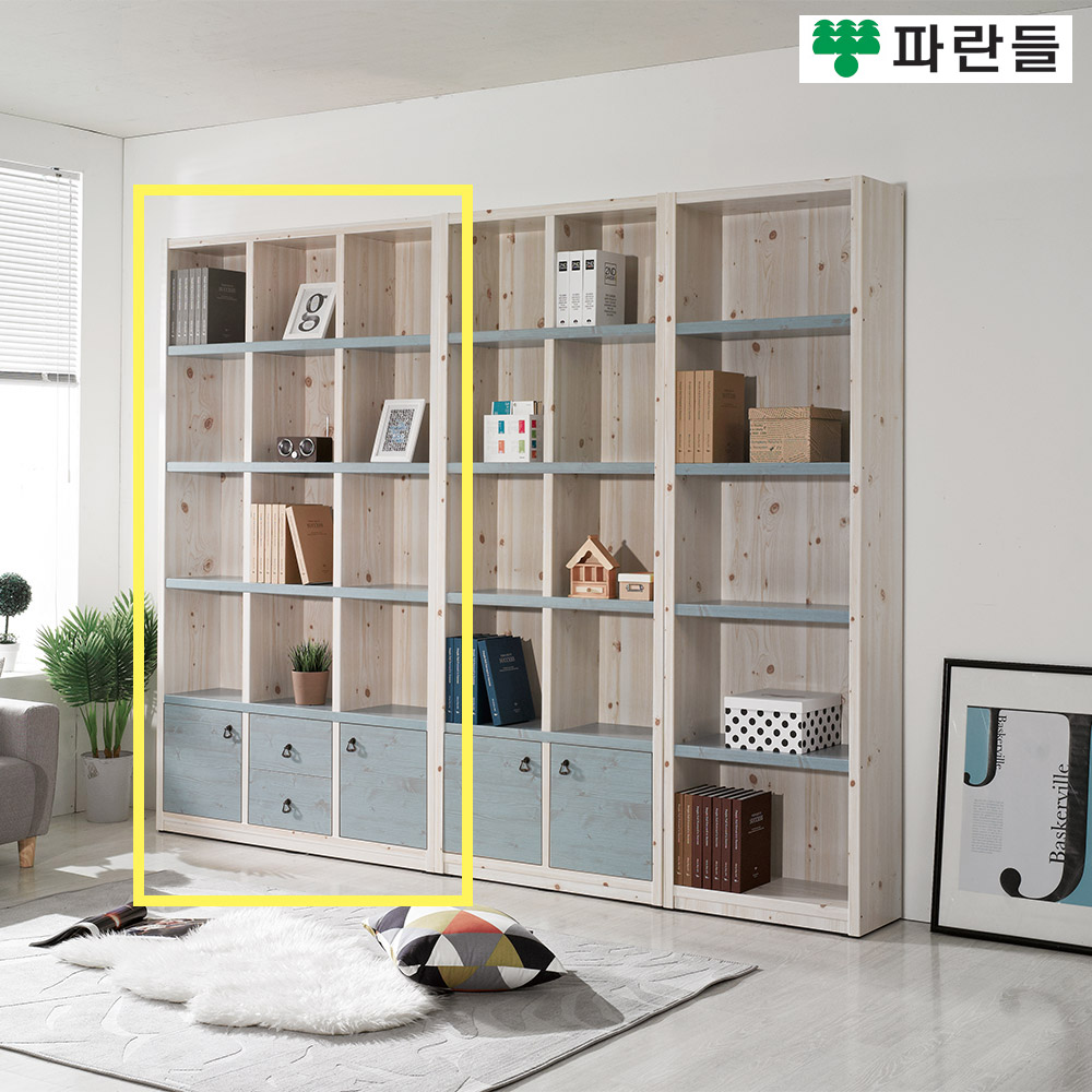 파란들가구 33T 1200 도어 5단책장 서재책장 수납장식장 - 상세 이미지 5