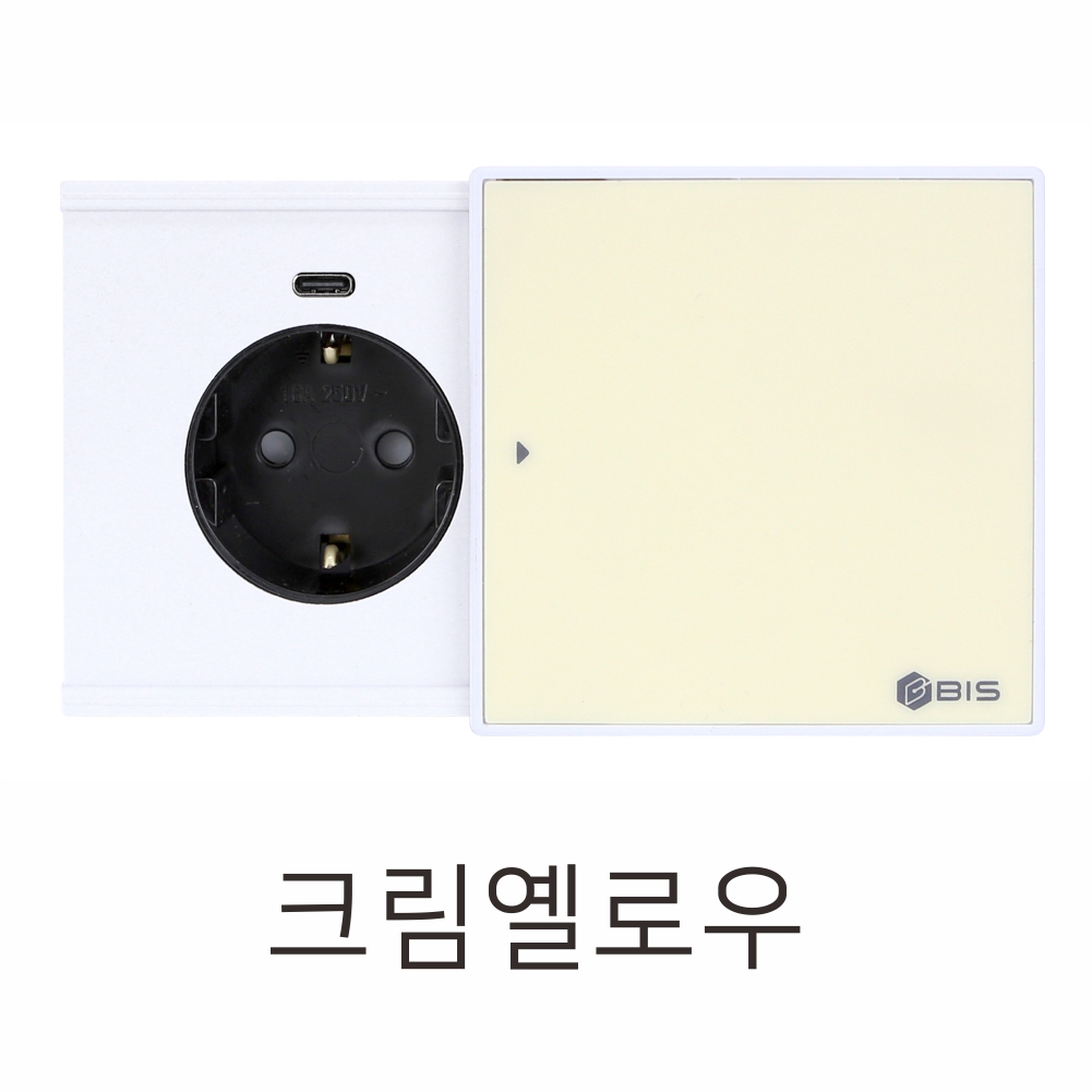 BIS 빌트인콘센트 테이블 가구 매립 1구 콘센트 USB 고속충전 BIS-101 오브제 - 상세 이미지 5