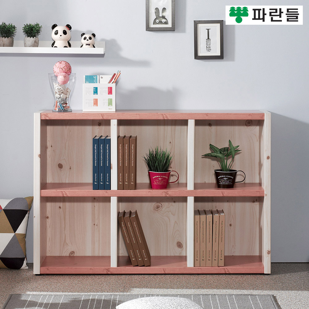 파란들가구 33T 1200 오픈 2단책장 거실책장 수납장식장 이미지 7
