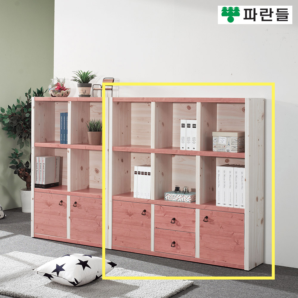 파란들가구 33T 1200 도어 3단책장 거실책장 수납장식장 이미지 7