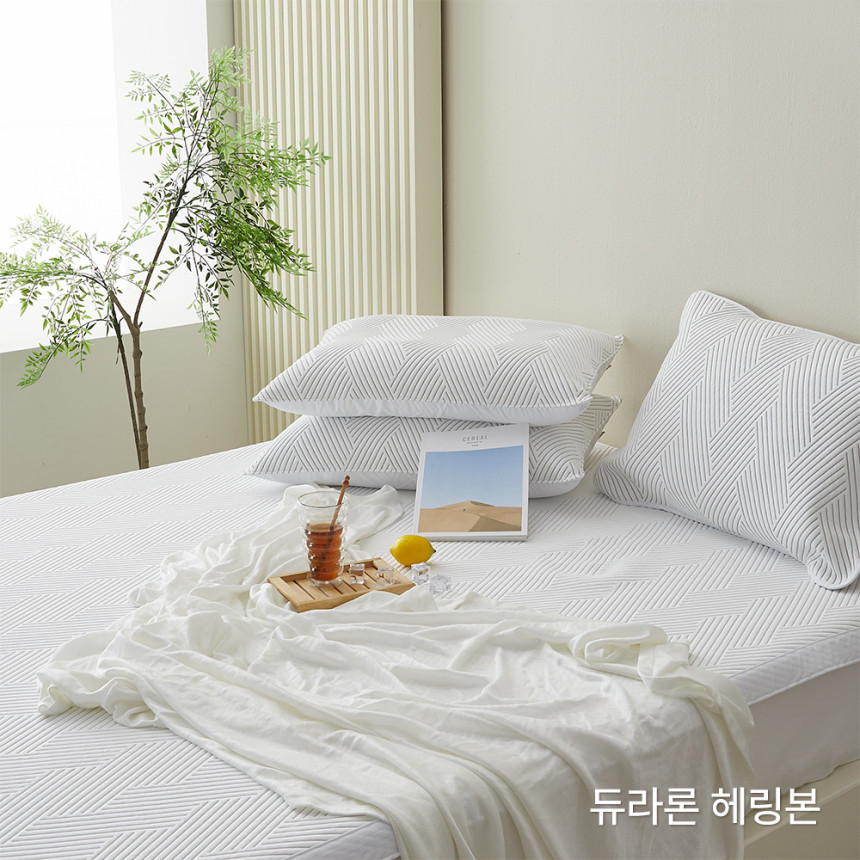 집앤콕 냉감패드 휴비스 듀라론 이불 침대 여름패드 아이싱SS 사진 5