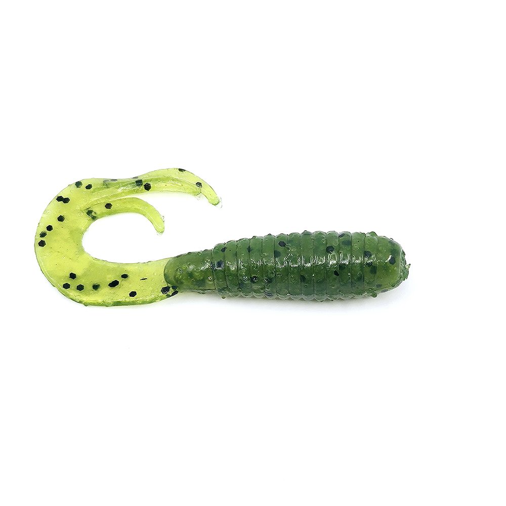 캣츠크로우 트리플그럽 꺽지웜 쏘가리웜 031 그린 씨드, 7.6cm(3인치) - 상세 이미지 3