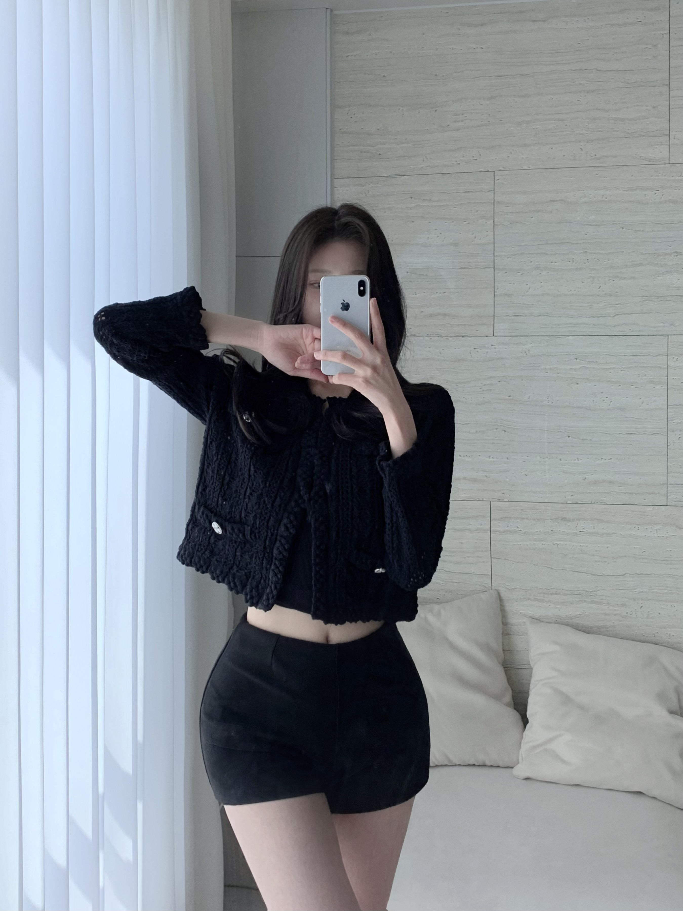 (평균배송4-7일)*주문폭주* 비엔나 쥬얼리단추 펀칭 여름가디건 여름니트 트위드가디건 [소재 고퀄리티] 상세 이미지 4