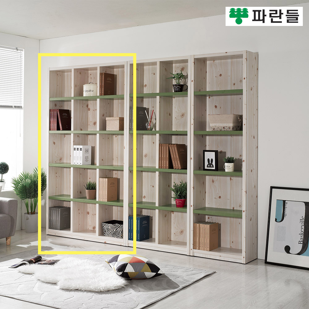 파란들가구 33T 1200 오픈 5단책장 서재책장 수납장식장 - 상세 이미지 3