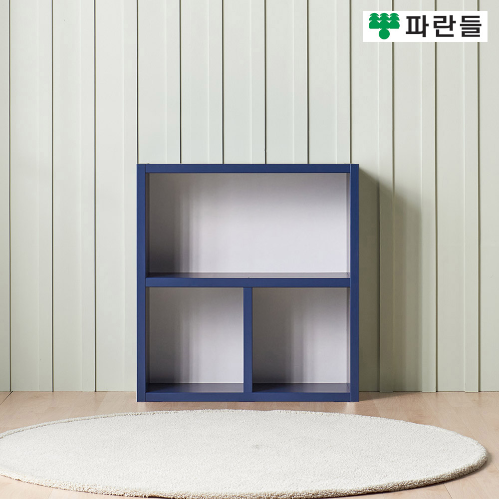 파란들가구 33T 2단 800 무발 가로책장 2단책장 수납장식장 - 상세 이미지 3