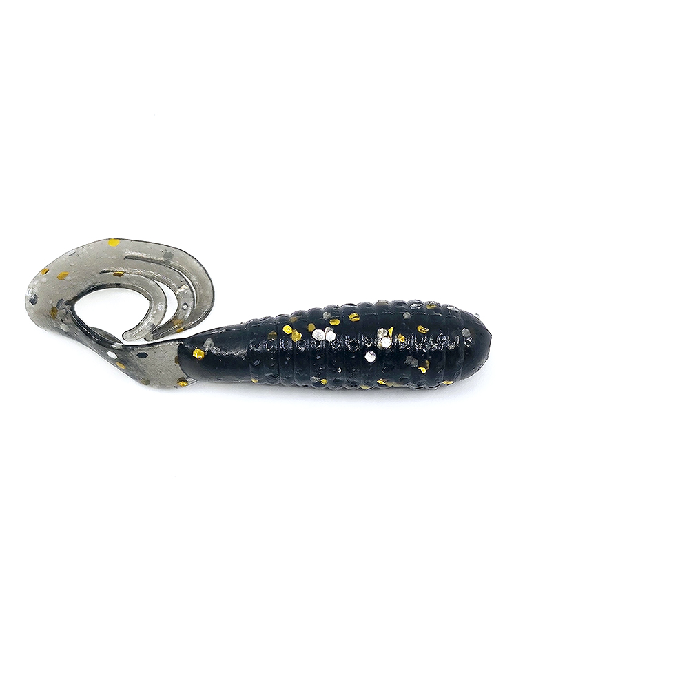 캣츠크로우 트리플그럽 꺽지웜 쏘가리웜 009 스모크 골드, 7.6cm(3인치) - 상세 이미지 3