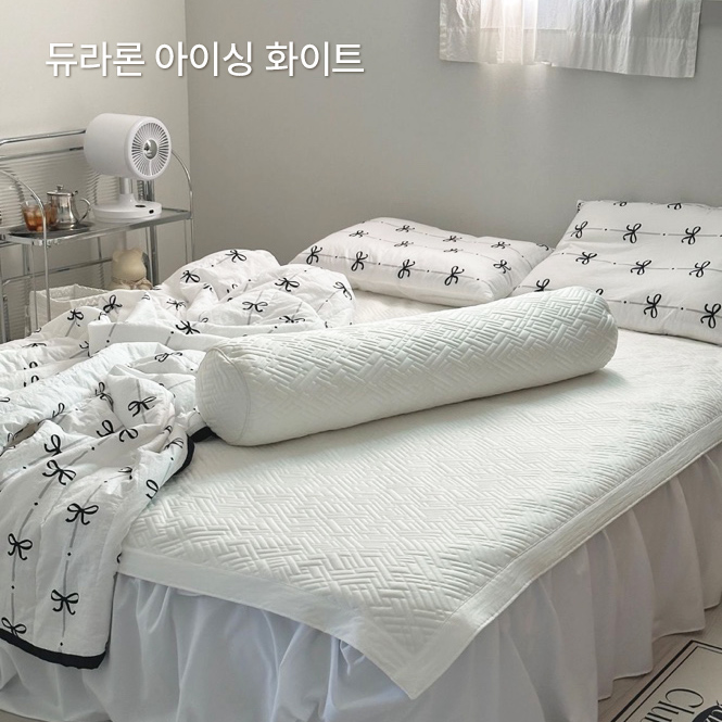 집앤콕 냉감패드 휴비스 듀라론 이불 침대 여름패드 아이싱SS