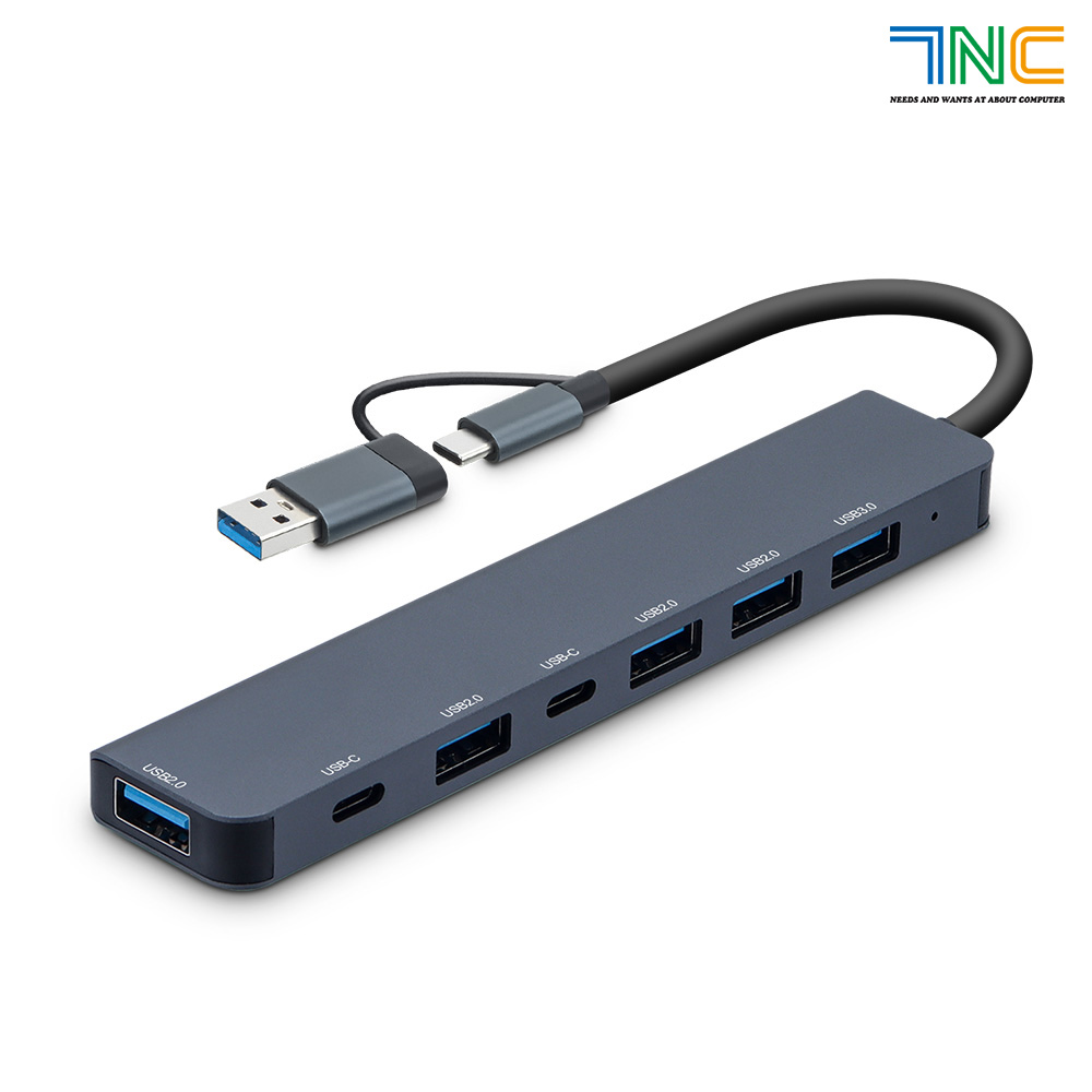 7NC C타입 멀티허브 USB 허브 3.0 노트북 연결 포트 확장 커넥터 유에스비 분배