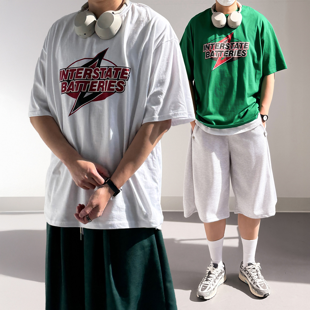 커플반팔티 쿨티셔츠 초록티셔츠 - 상세 이미지 3