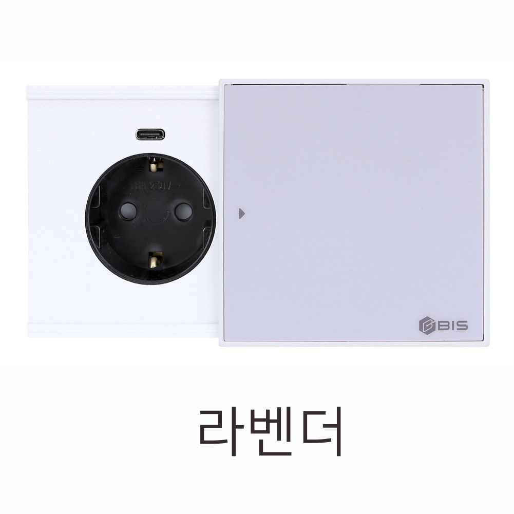 BIS 빌트인콘센트 테이블 가구 매립 1구 콘센트 USB 고속충전 BIS-101 오브제 - 상세 이미지 4