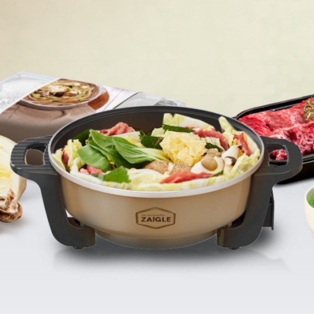 [N단독구성]자이글 인덕션 가스렌지 냄비세트 + 전기냄비 멀티쿠커 파티쿠커 세트 구성