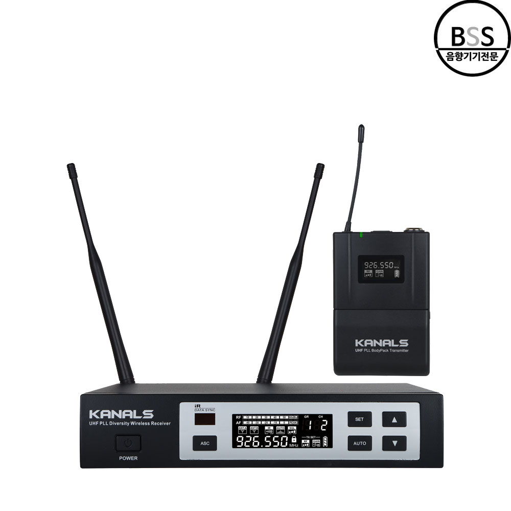 카날스 BK-901N 무선마이크 1채널 보컬용 행사용 무대 연극 교회 스피치용 핀