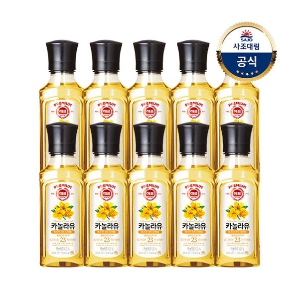 [사조대림] 카놀라유 250mlx10병 : 비유니
