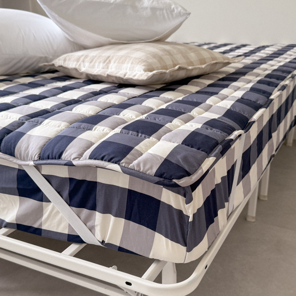 클래식 빅깅엄체크 알러지케어 먼지없는 사계절패드 110x200cm