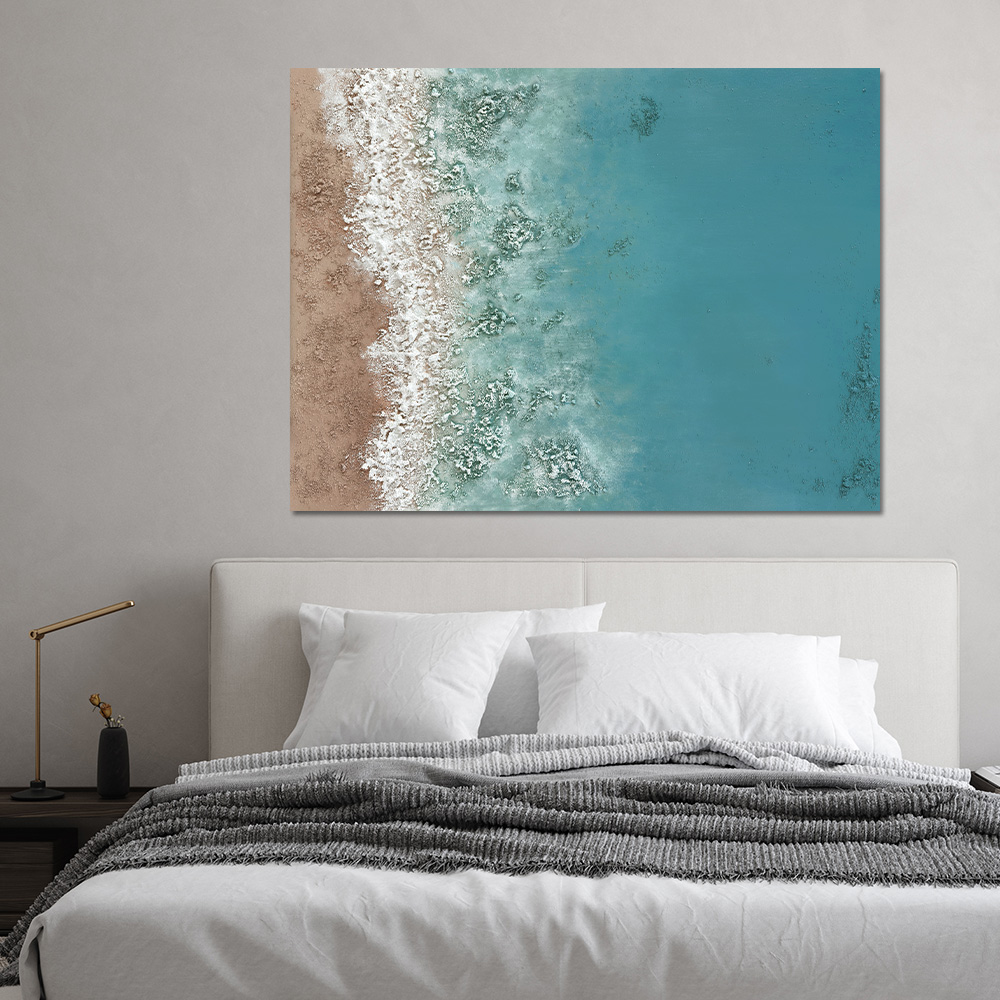 바다 풍경화 액자 텍스처 그림 카페 매장 인테리어소품 - 상세 이미지 3