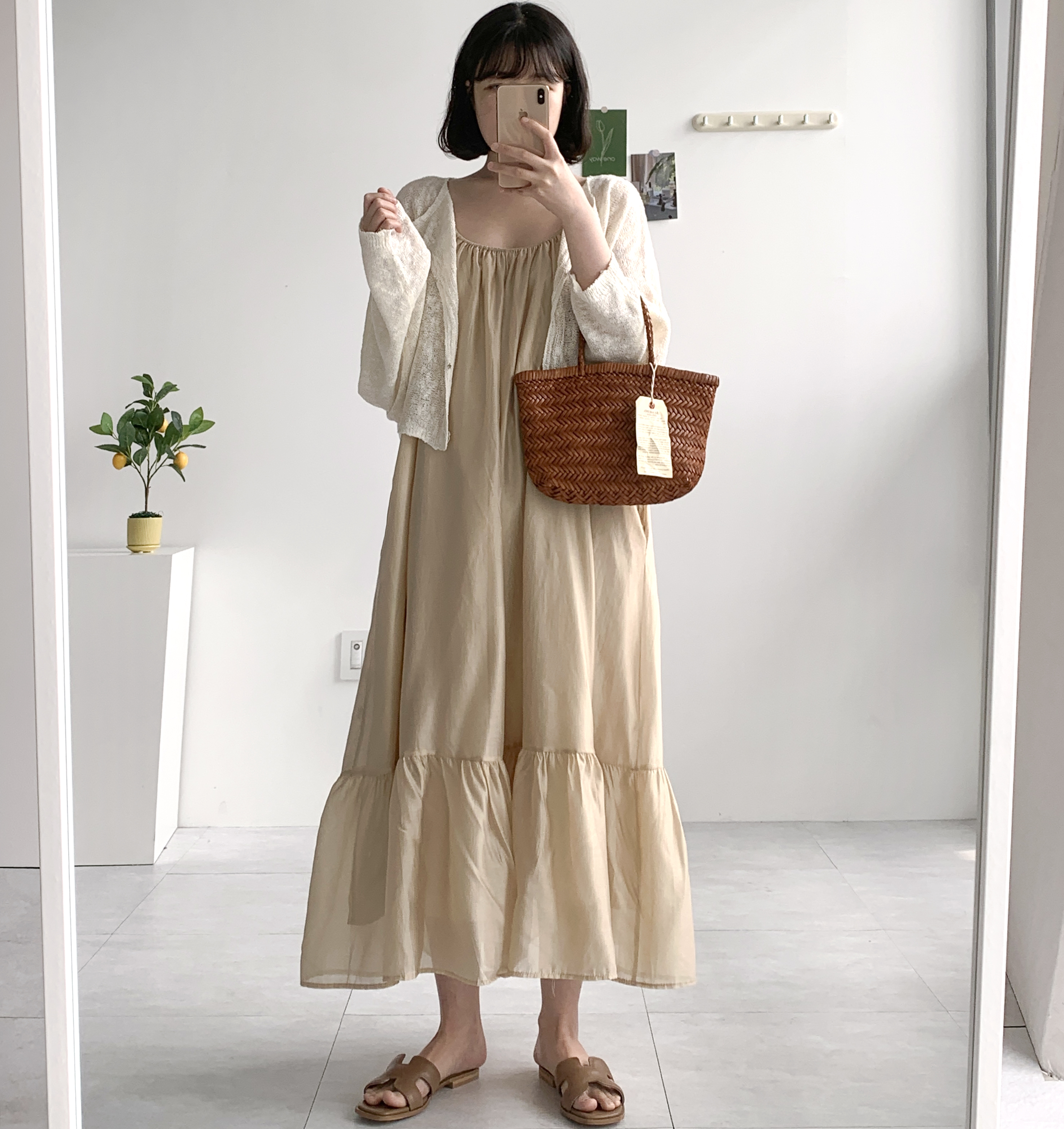 텐셀 비치원피스 끈나시원피스 뷔스티에원피스 이미지 7