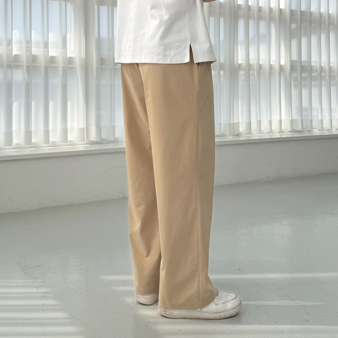 1+1 남자냉장고바지 통넓은바지 구김없는바지 - 상세 이미지 2