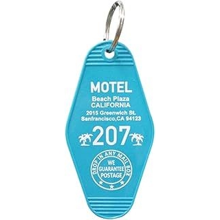 s.H.O. 엔터프라이즈 키체인 파란색 9 x 4.5 1cm 호텔 키홀더 모텔 캘리포니아 0069615 – 0009 : 프라하리테일