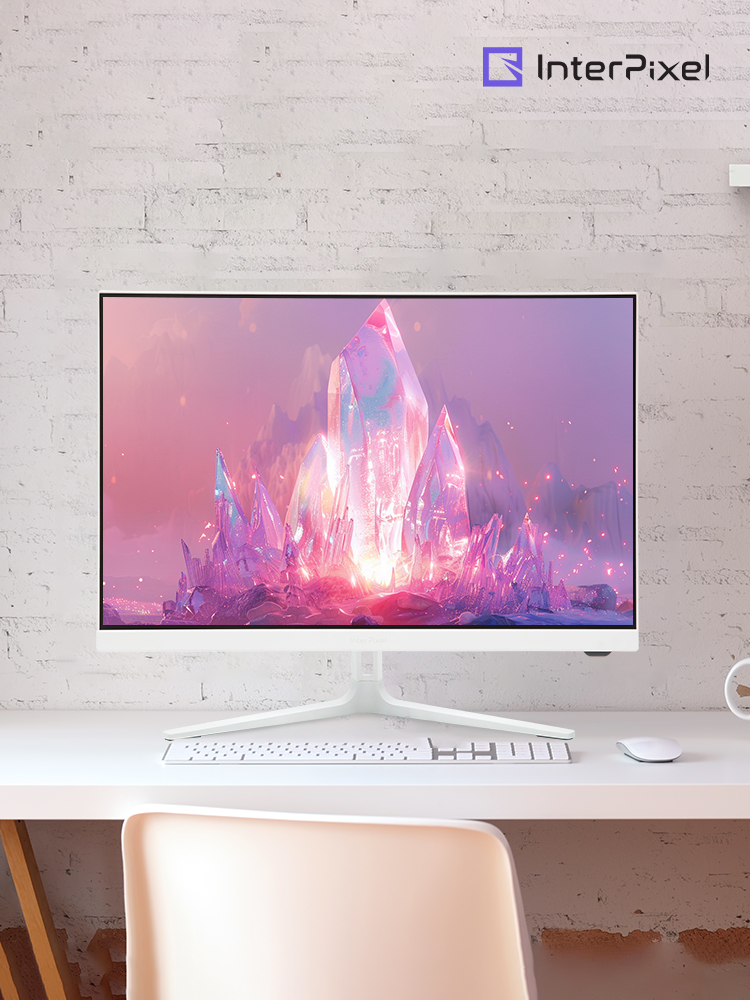 인터픽셀 IP2418 WUXGA IPS 100Hz 사무용 화이트 모니터 59~61cm(24인치), 무결점 - 상세 이미지 2