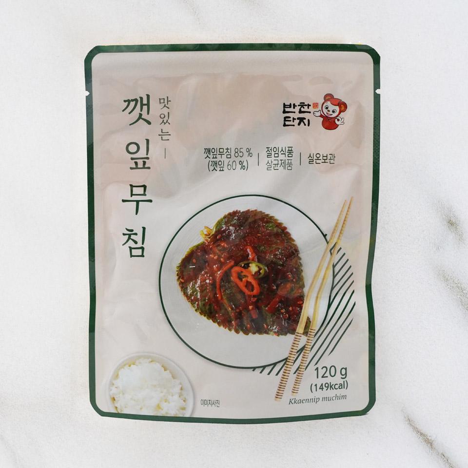 메가마트 반찬단지 깻잎무침 120g - 메인 이미지