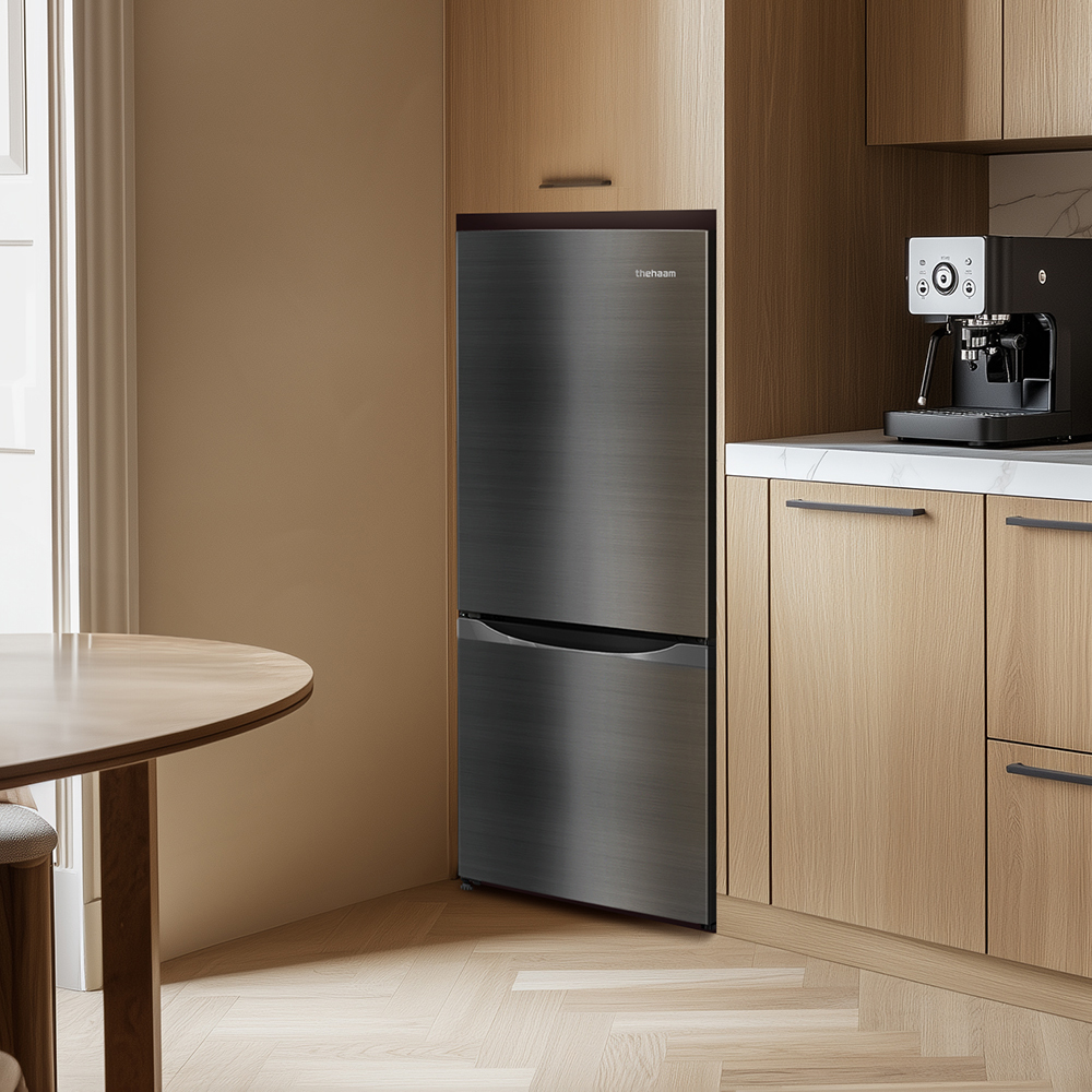 더함 117L 상냉장 하냉동 콤비 냉장고 소형 냉동고 신혼 원룸 사무실 모텔