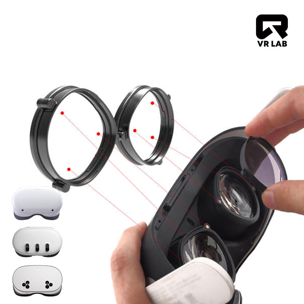 메타퀘스트2 3s VR 스트랩 악세사리 3dot 마그네틱 렌즈가이드 헤일로 오큘러스 - 상세 이미지 2