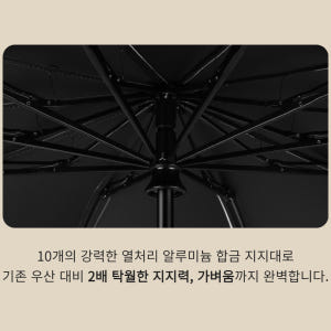 3단 자동우산 경량 튼튼한 거꾸로 접이식우산 솔직 후기 | 실사용자 리뷰 분석 - 상품 이미지 3