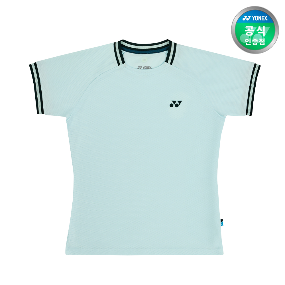 요넥스 255TS012F 테니스 의류 반팔 티셔츠 여성용 민트 - 상품 이미지