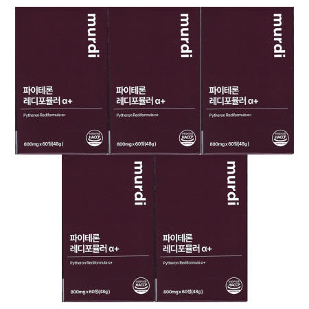 뮤르디 파이테론 레디포뮬러 알파플러스 800mg x 60정 5개