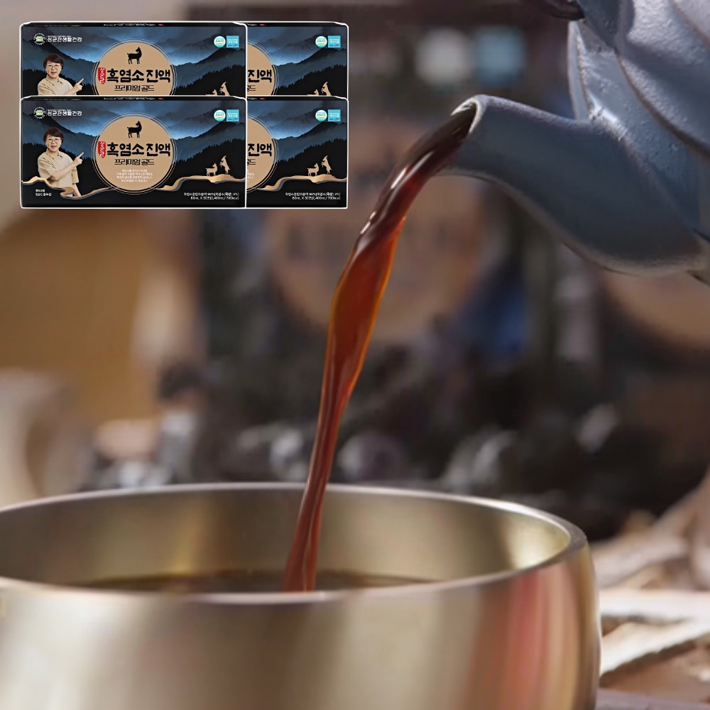 성균관 흑염소진액 프리미엄 골드 120포 4개월분 흑염소즙 지리산 흑염소 엑기스 자연방목